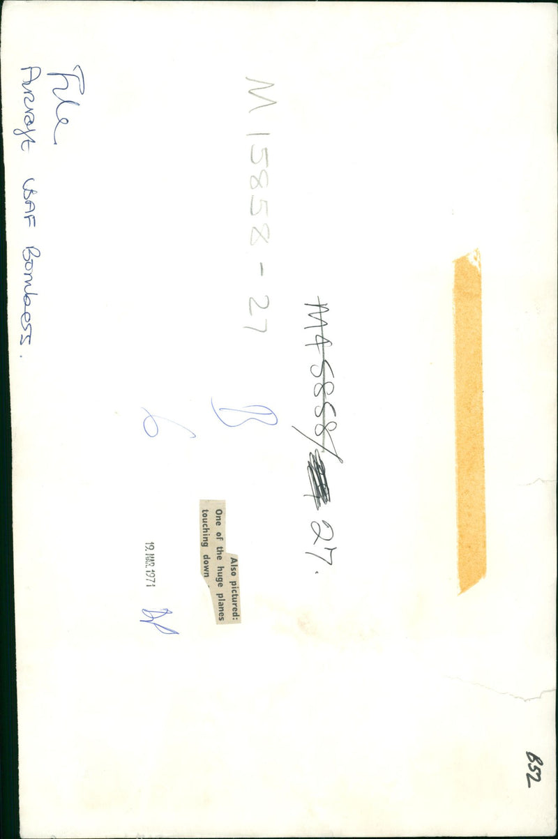 Aircraft military bombers. - Vintage Photograph