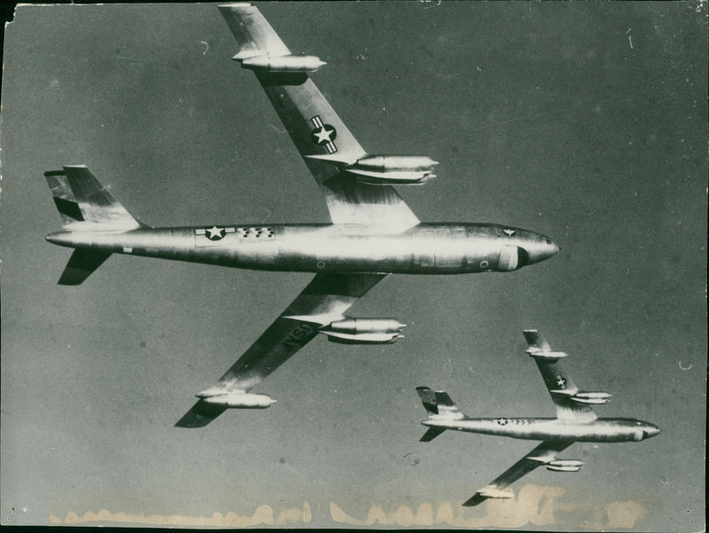 B-47 Stratojets. - Vintage Photograph
