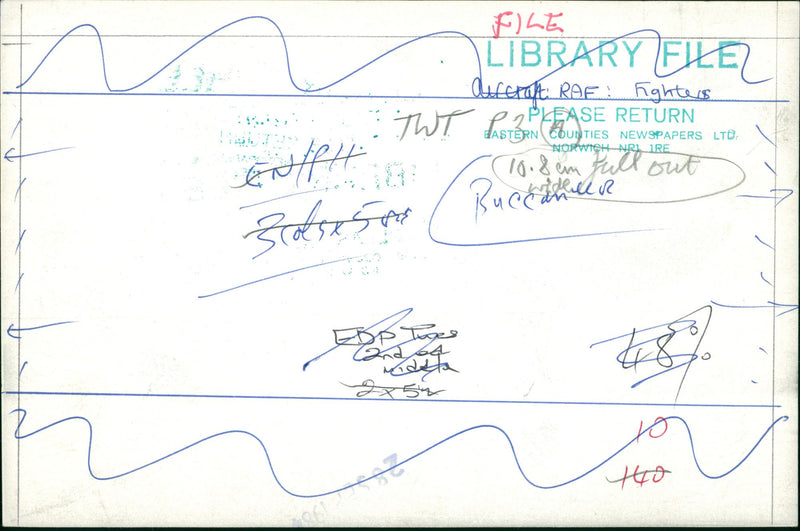 Fighter aircraft - Vintage Photograph