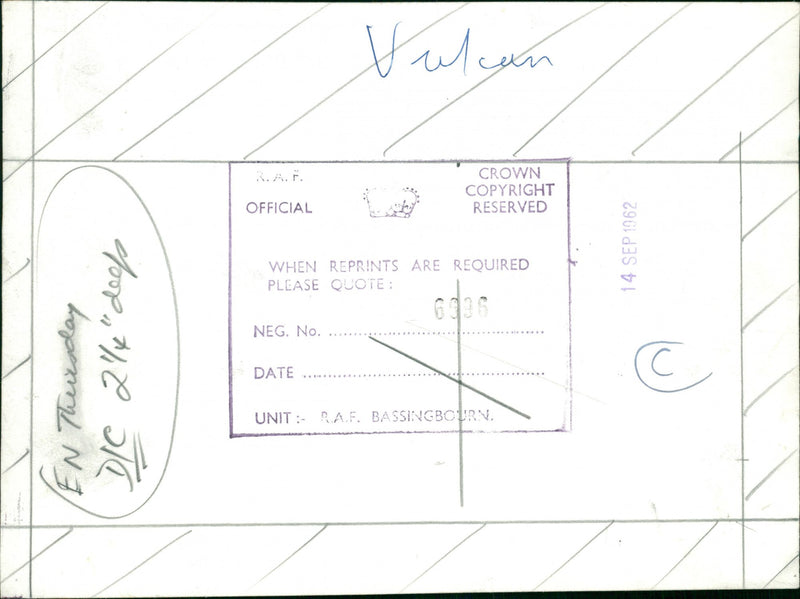 Aircraft military - Vintage Photograph