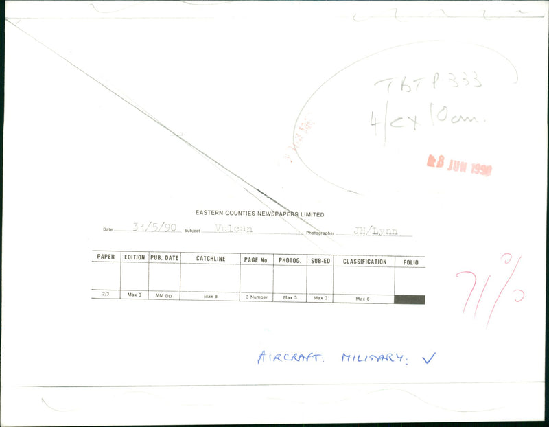 Aircraft military - Vintage Photograph