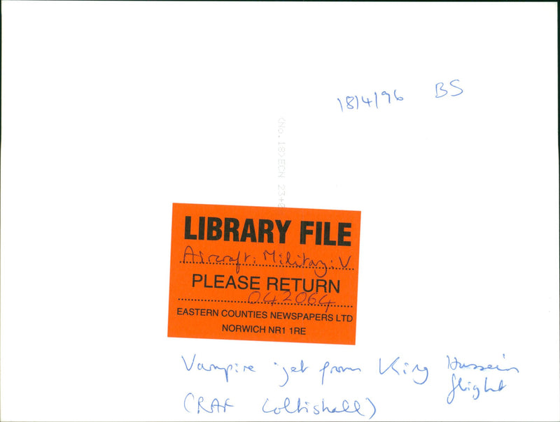 Aircraft military - Vintage Photograph