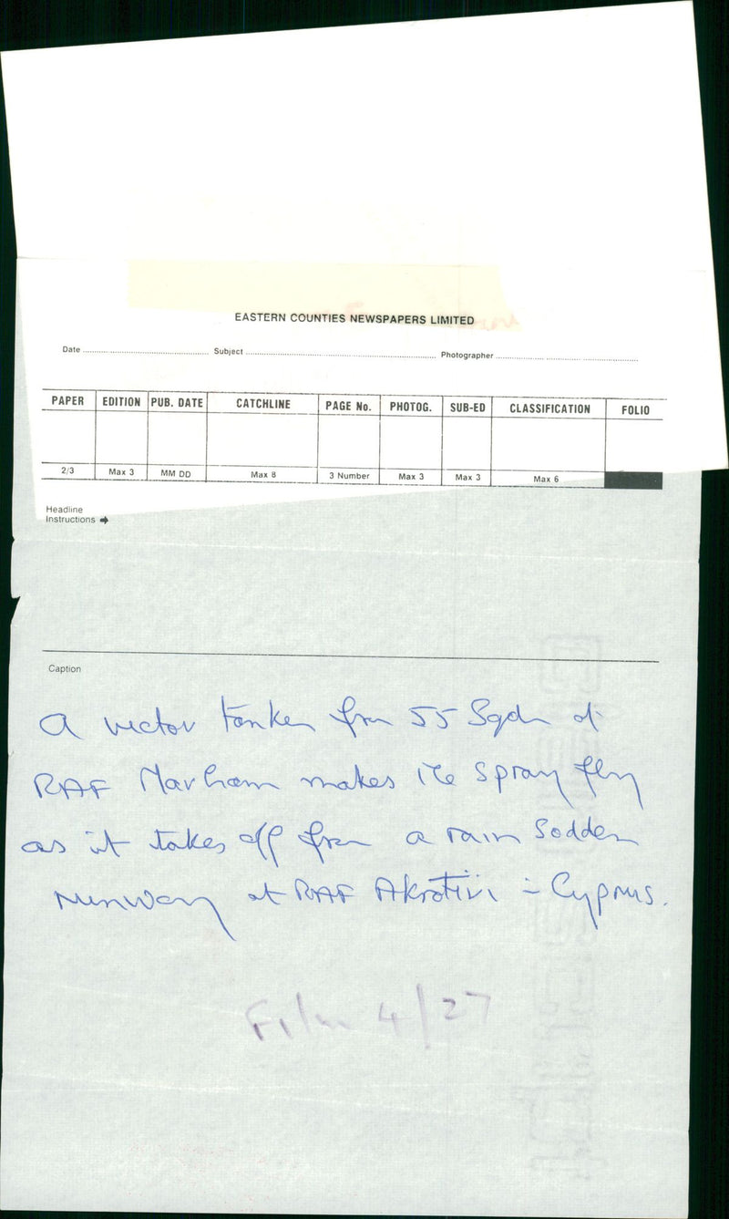 Aircraft military - Vintage Photograph