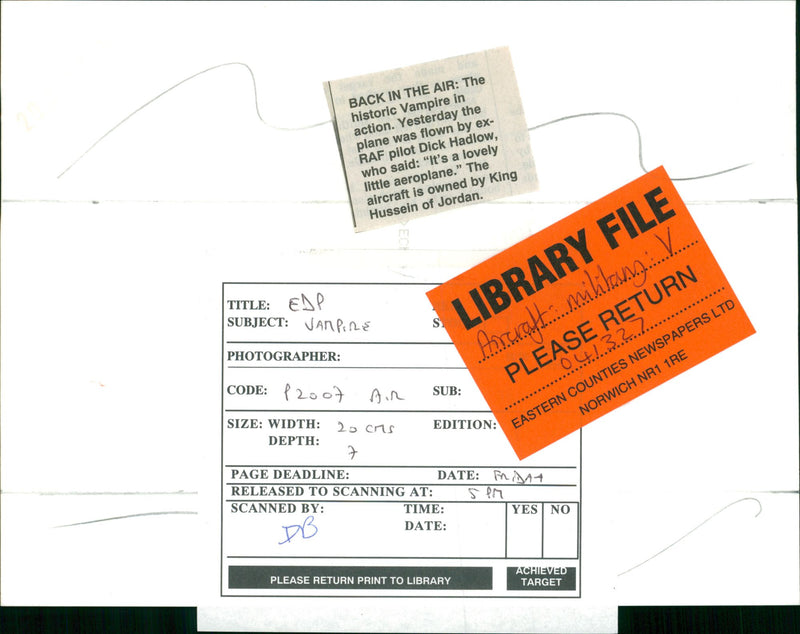 Aircraft military - Vintage Photograph