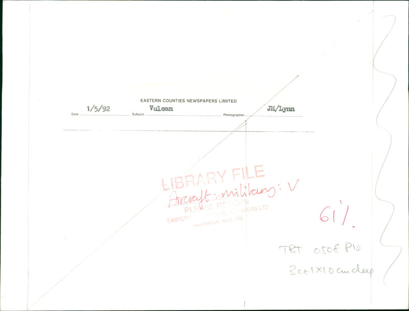 Aircraft military - Vintage Photograph