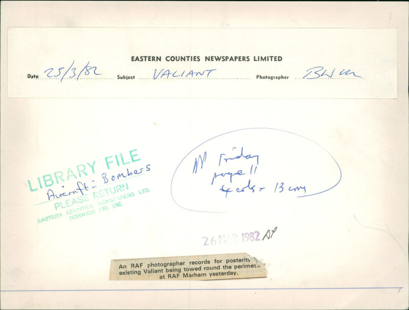 Aircraft: Military - Vintage Photograph