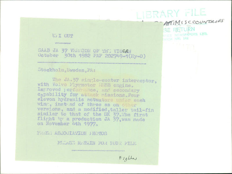 Aircraft: Military - Vintage Photograph