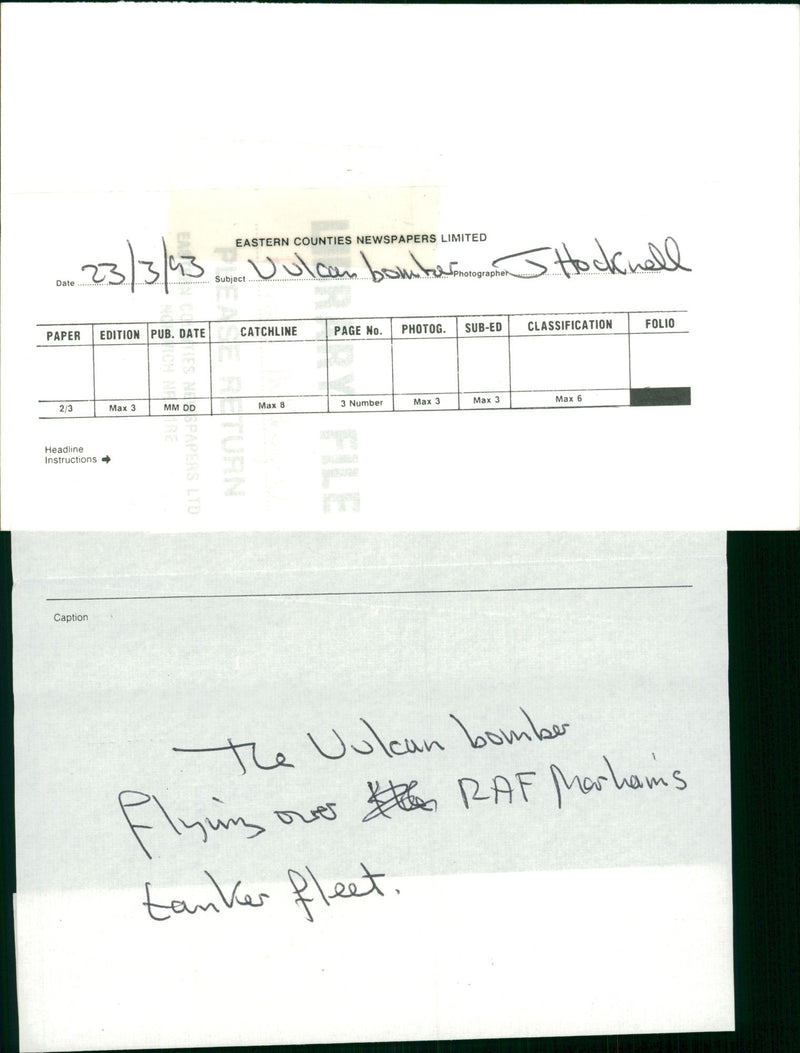 Aircraft: Military - Vintage Photograph