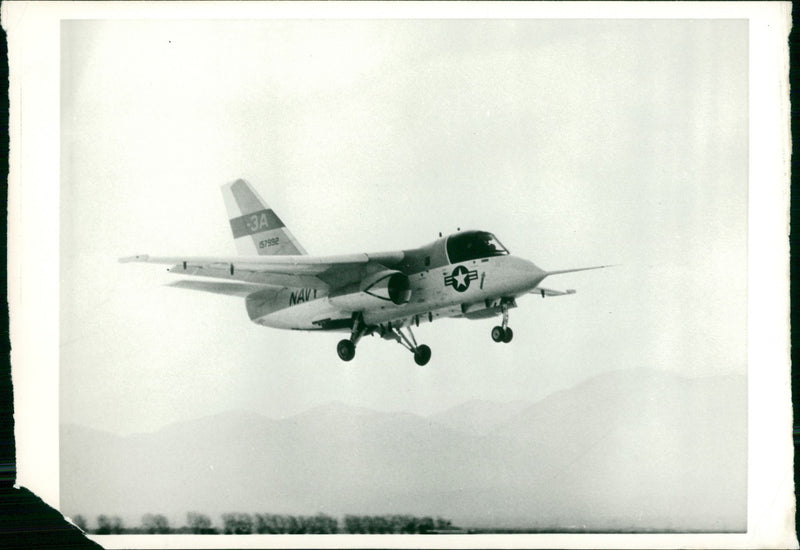 Lockheed's twin-engined submarine hunter the Viking - Vintage Photograph