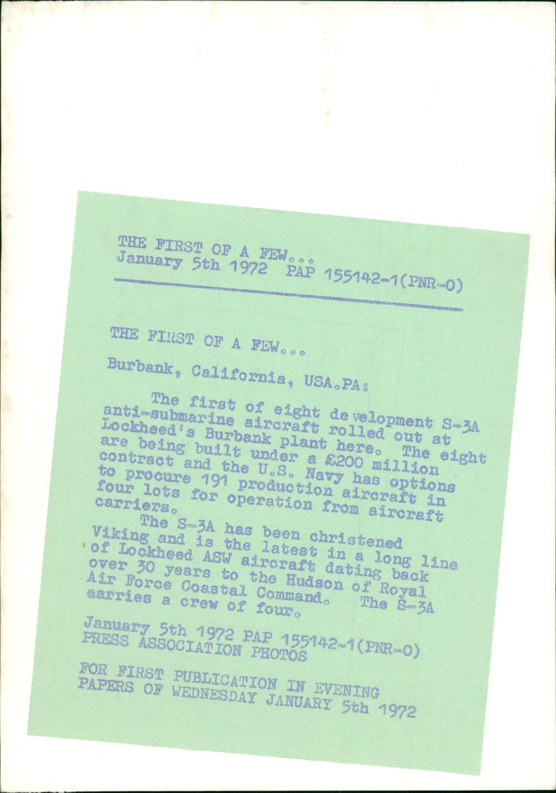 Aircraft: Military - Vintage Photograph