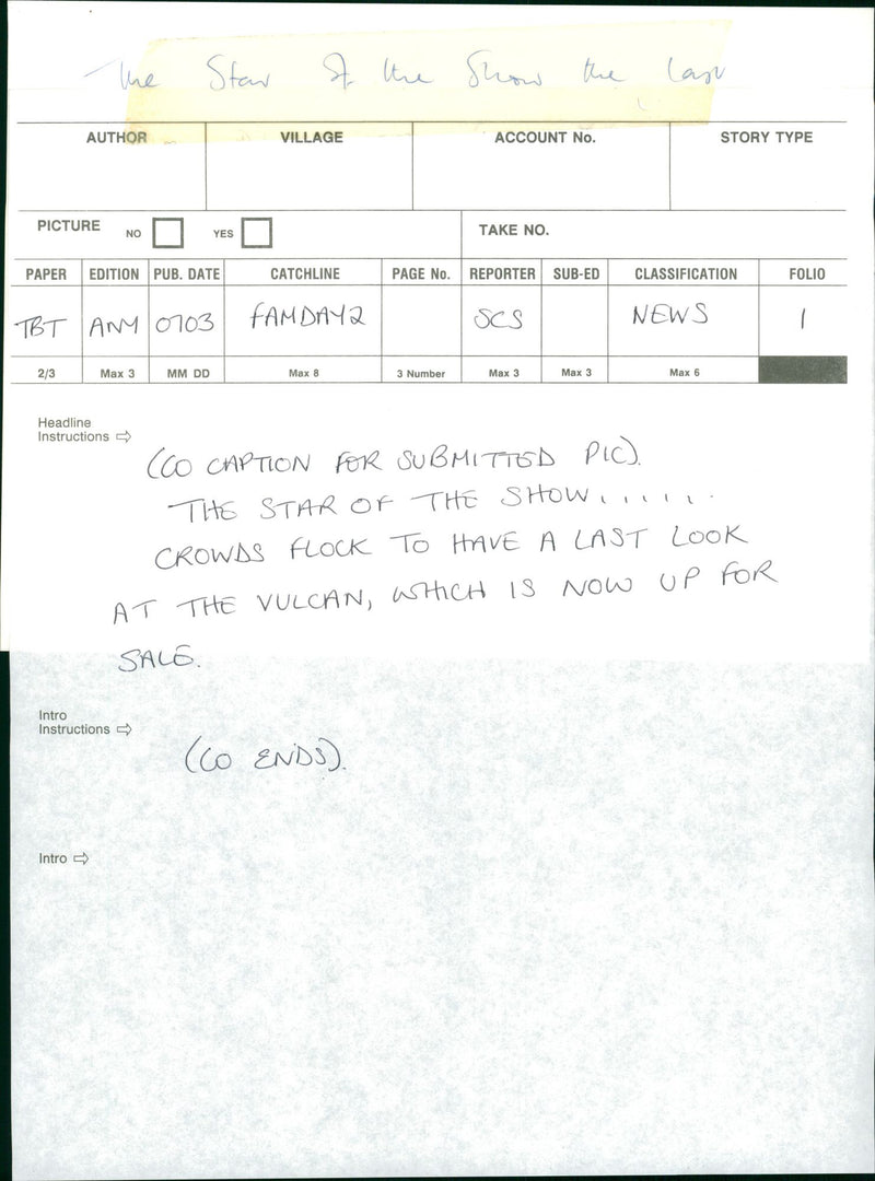 Aircraft: Military - Vintage Photograph