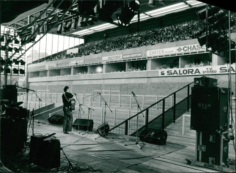 Country music festival. - Vintage Photograph