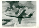 An artists impression of europlanes new generation quiet take off. - Vintage Photograph