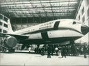 In toulouse france and now nearing completion the first A300B European airbus. - Vintage Photograph