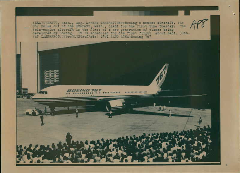 Aircraft: Civil: Boeing - Vintage Photograph
