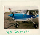 Cessna leaving to fly aircraft. - Vintage Photograph