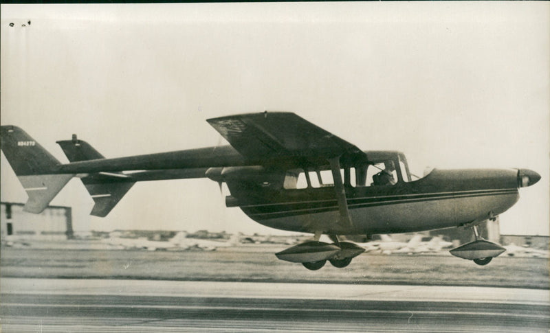 Cessna Aircraft company's revolutionary lights. - Vintage Photograph