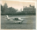 The Smart red and white Cessna. - Vintage Photograph