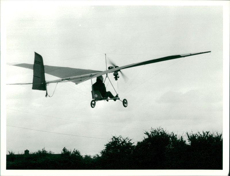 Aircraft Microlight - Vintage Photograph