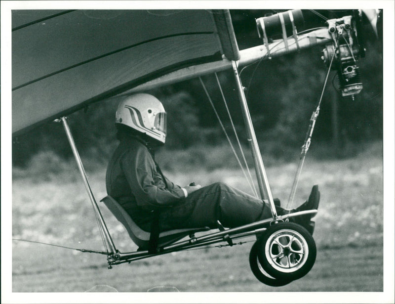 Aircraft Microlight - Vintage Photograph