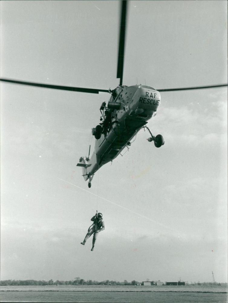 Helicopter - Vintage Photograph