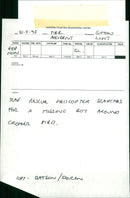 Helicopter - Vintage Photograph