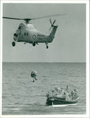Helicopter - Vintage Photograph