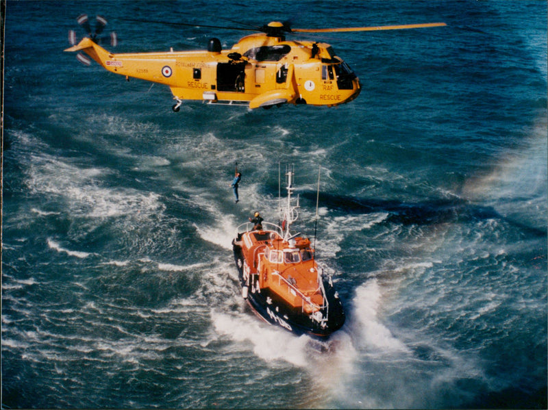 Helicopter - Vintage Photograph