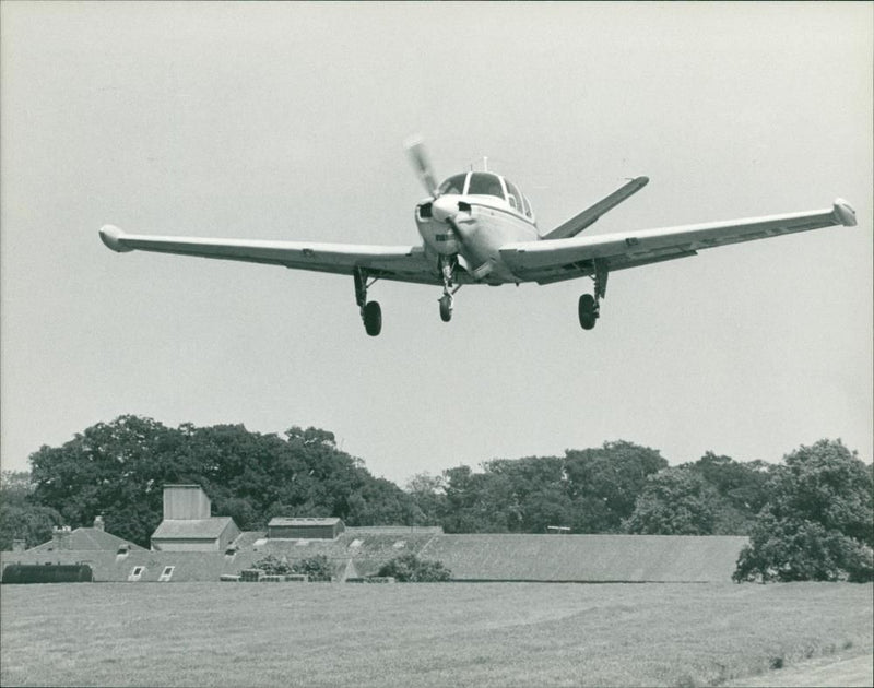 Kids flight. - Vintage Photograph