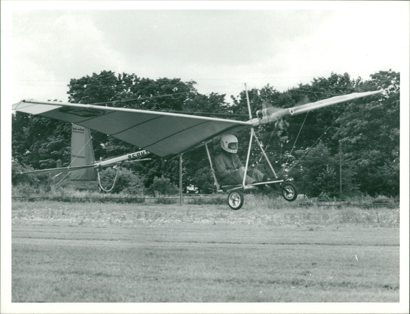 Aircraft Microlight - Vintage Photograph
