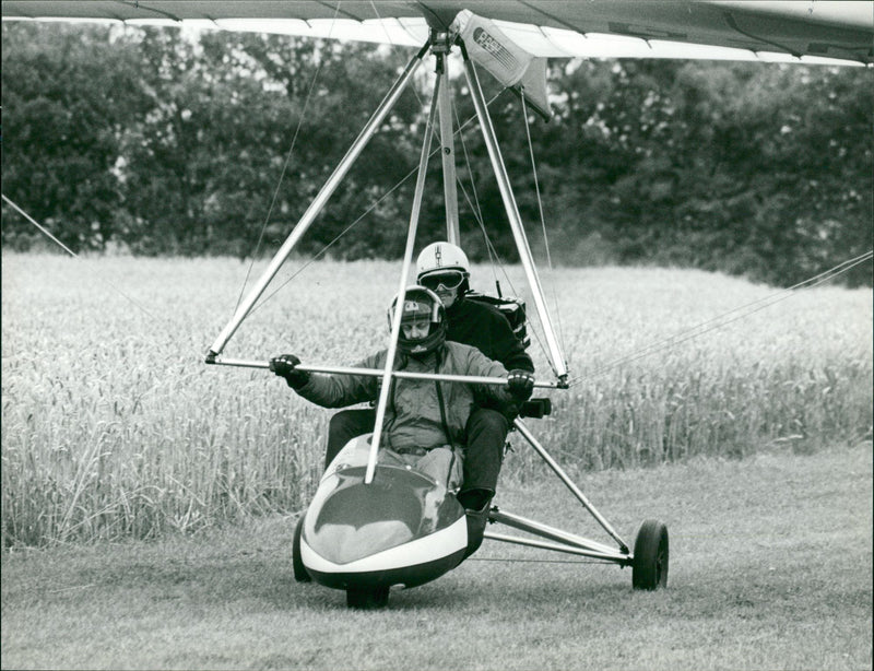 Aircraft Microlight - Vintage Photograph