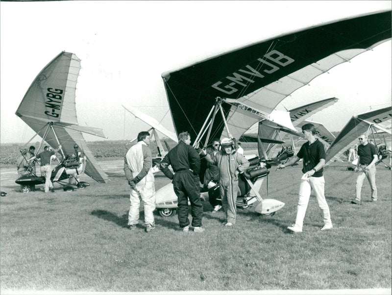Aircraft Microlight - Vintage Photograph