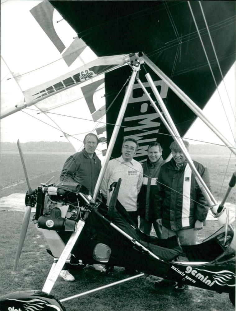 Aircraft Microlight - Vintage Photograph