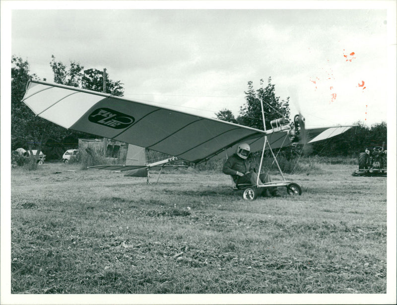 Aircraft Microlight - Vintage Photograph