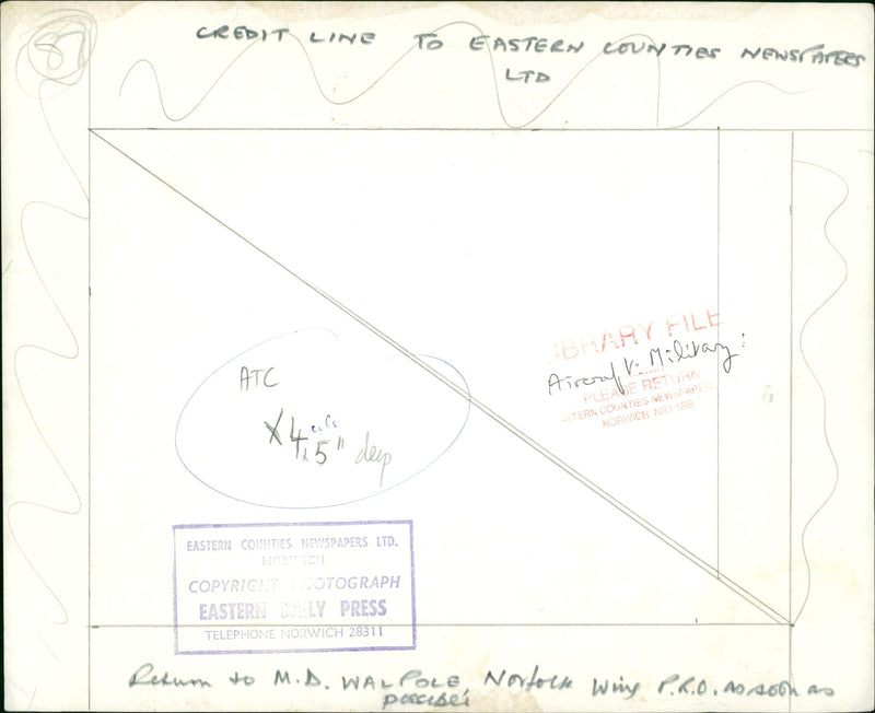 Military Aircraft A - Vintage Photograph