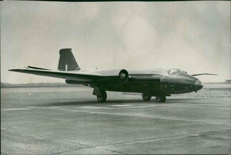 Twin Jet Canberra Bomber - Vintage Photograph