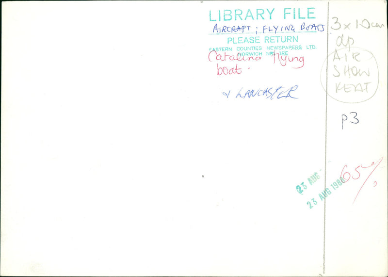 Catalina flying boat - Vintage Photograph