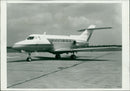 First glimpse of Britain's new jet airlainer. - Vintage Photograph