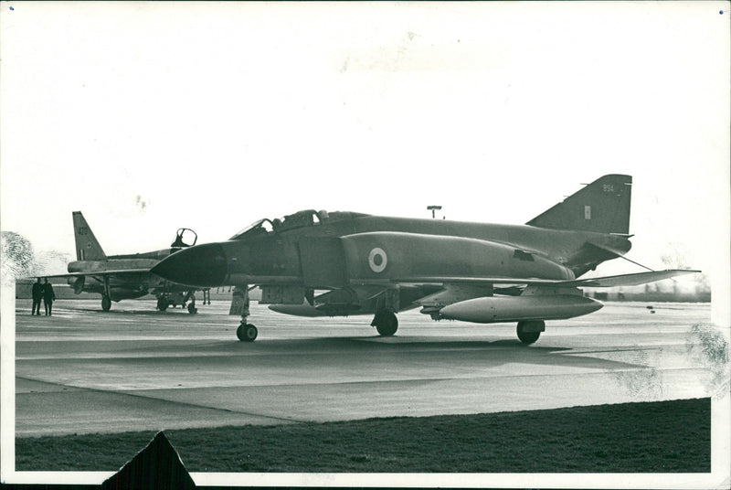 Military aircraft - Vintage Photograph