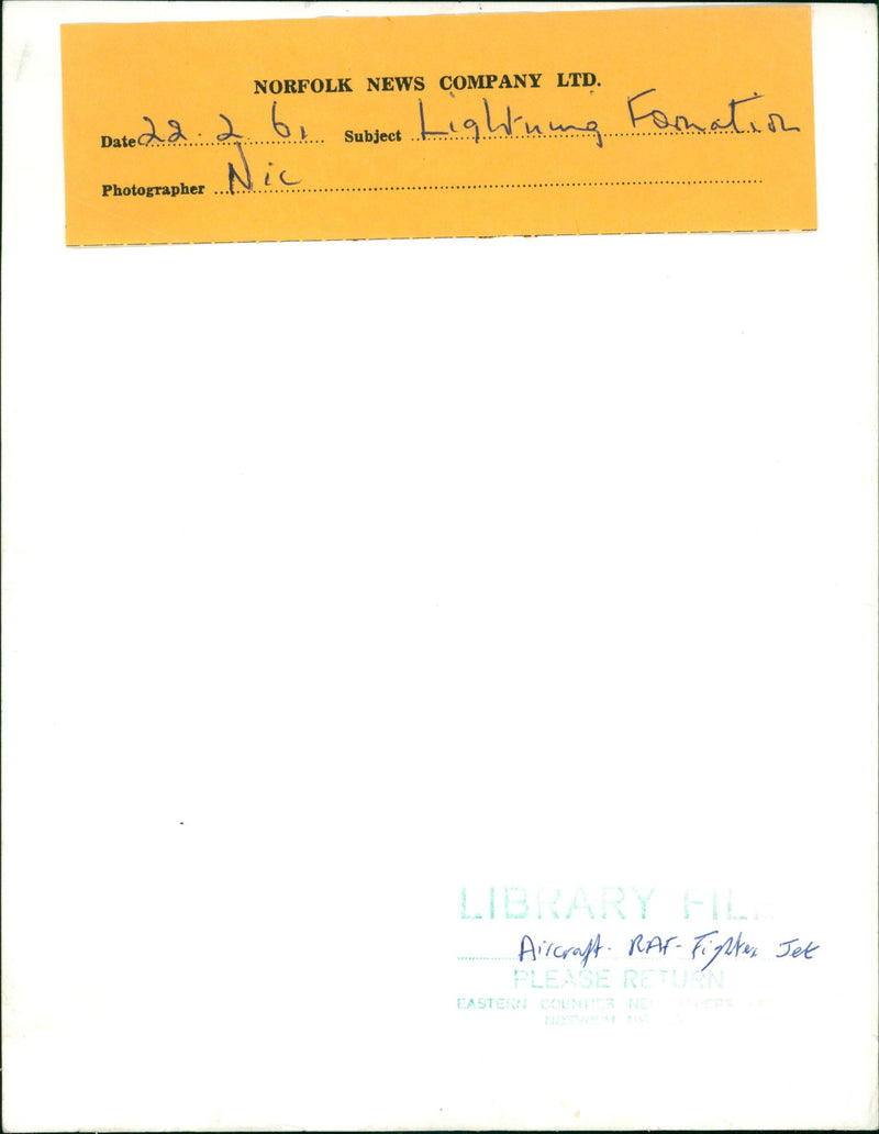 Military aircraft - Vintage Photograph