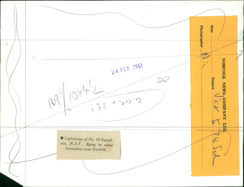 Military aircraft - Vintage Photograph