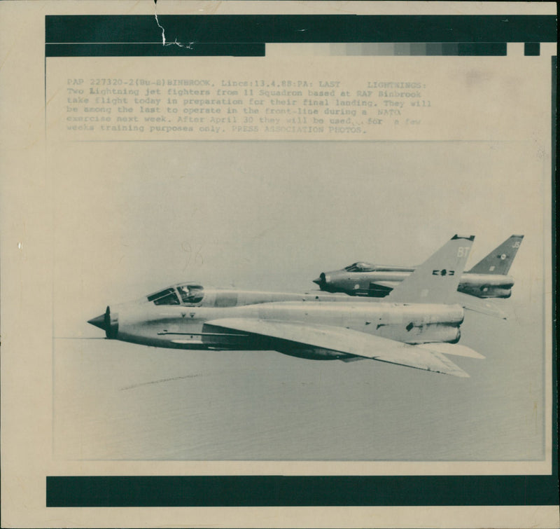 Military aircraft - Vintage Photograph