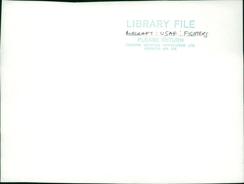 Military aircraft - Vintage Photograph