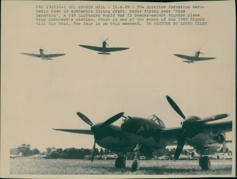 Military aircraft - Vintage Photograph