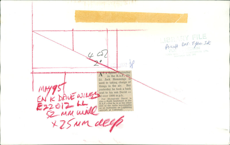 Military aircraft - Vintage Photograph