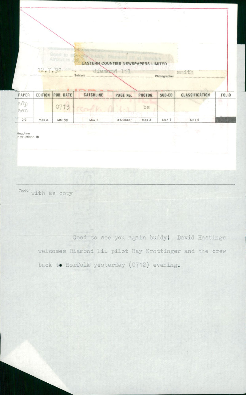 Diamond Lil - Vintage Photograph