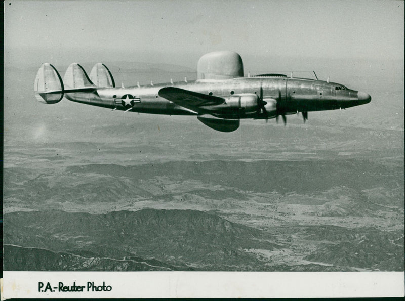 Modified Lockheed Constellation - Vintage Photograph