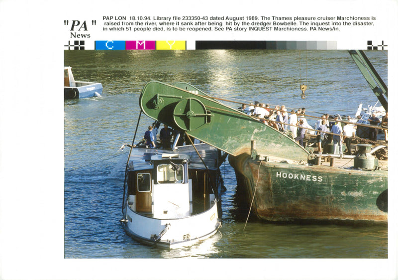 Thames pleasure cruiser Machioness - Vintage Photograph