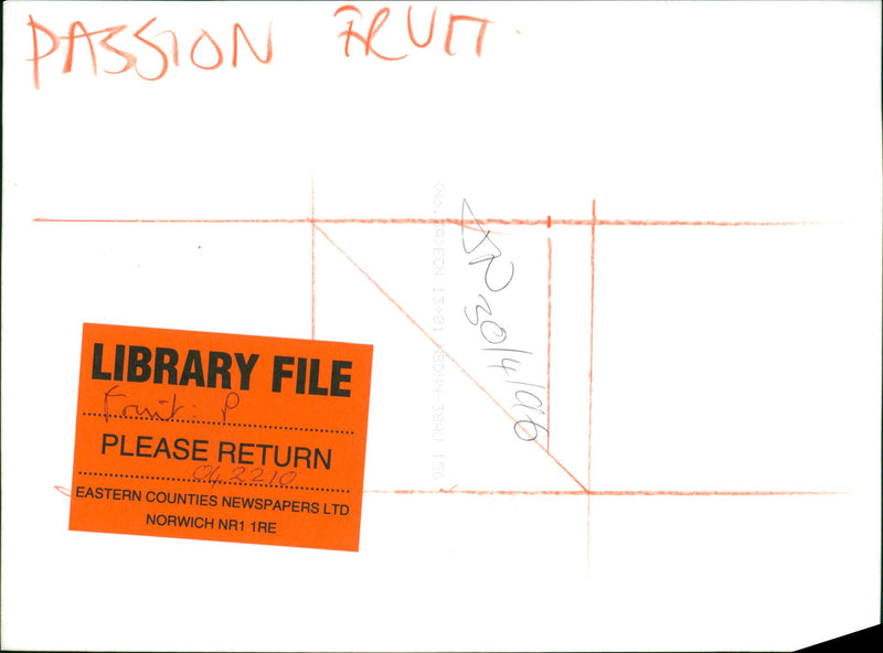 Fruit: Passion Fruit - Vintage Photograph