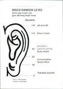 Disco Danger Level, when pop music can give life-long head noise. - Vintage Photograph